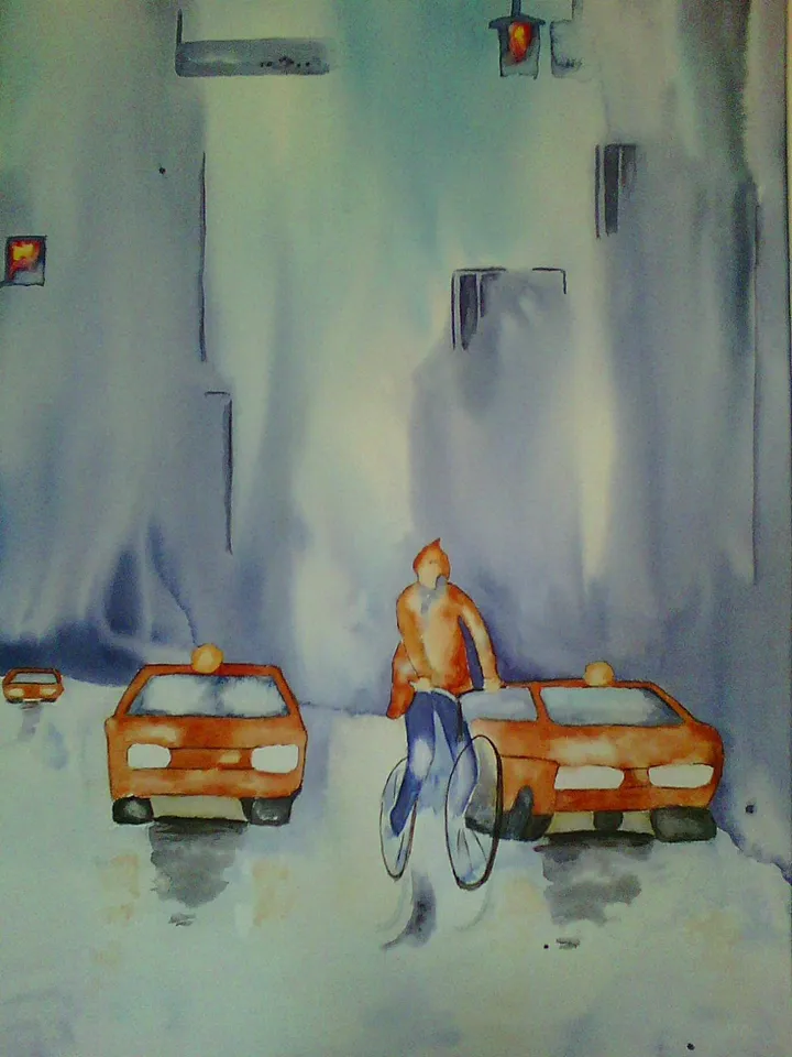 INSPIRATION..., artwork by Thérèse Hanot