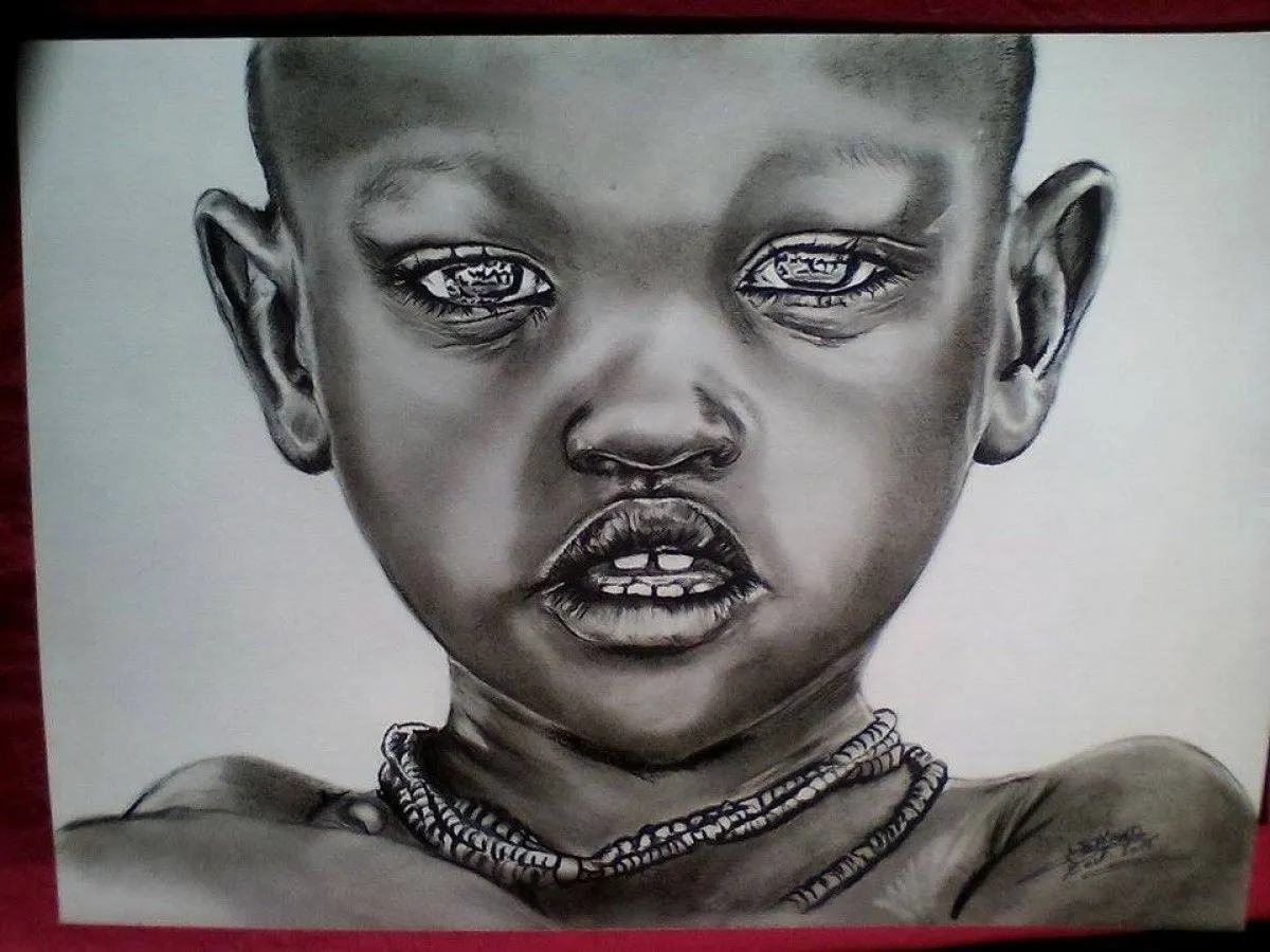 enfant, artwork by marie christine jatteau