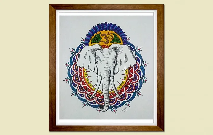 "OM-Phant", œuvre de Pancho García