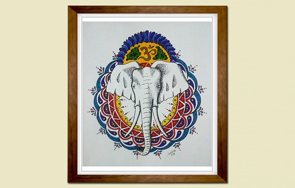 "OM-Phant", œuvre de Pancho García