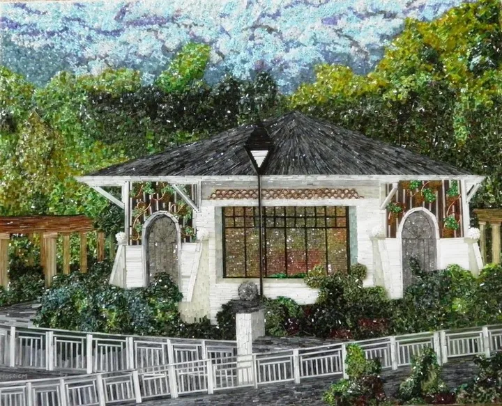 L'uvarium, artwork by Mosaïcm Mosaïste