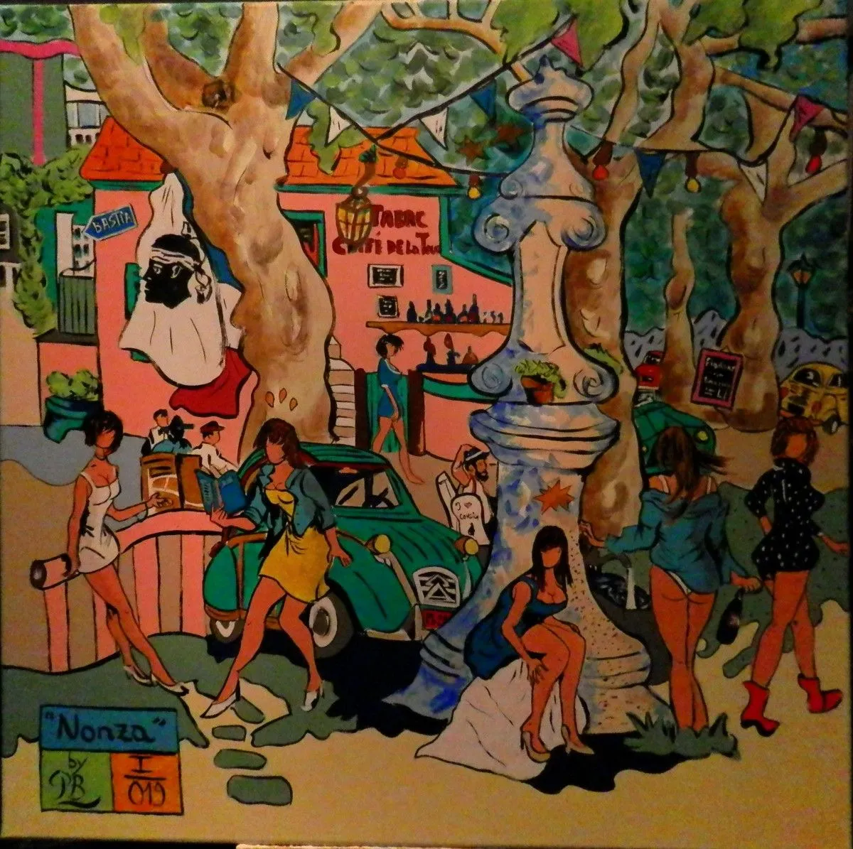 Nonza, œuvre de Patrick Bergès