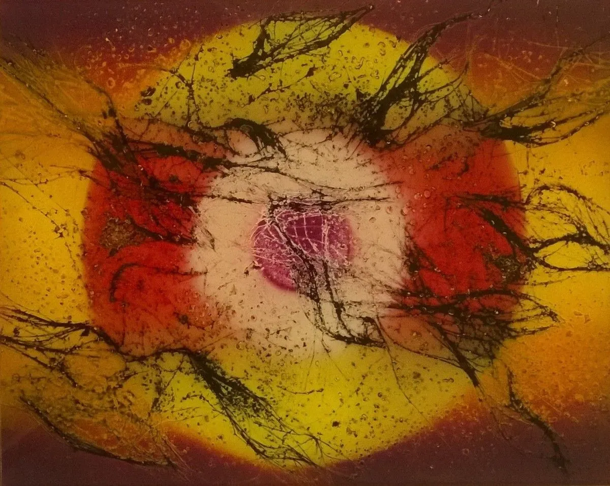 "La géometrie des fibres n°1"., artwork by Franck Hucher