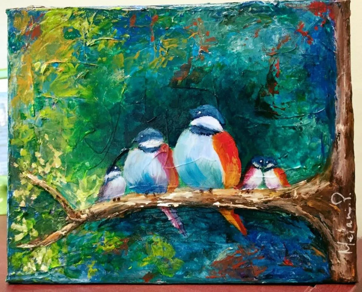 La familia, œuvre de melanie p.