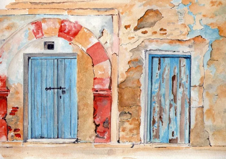 PORTES, œuvre de ADEL KHALED