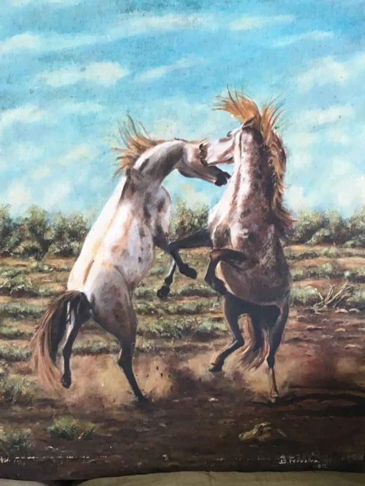 WILD HORSES, artwork by Nigel Ferreira