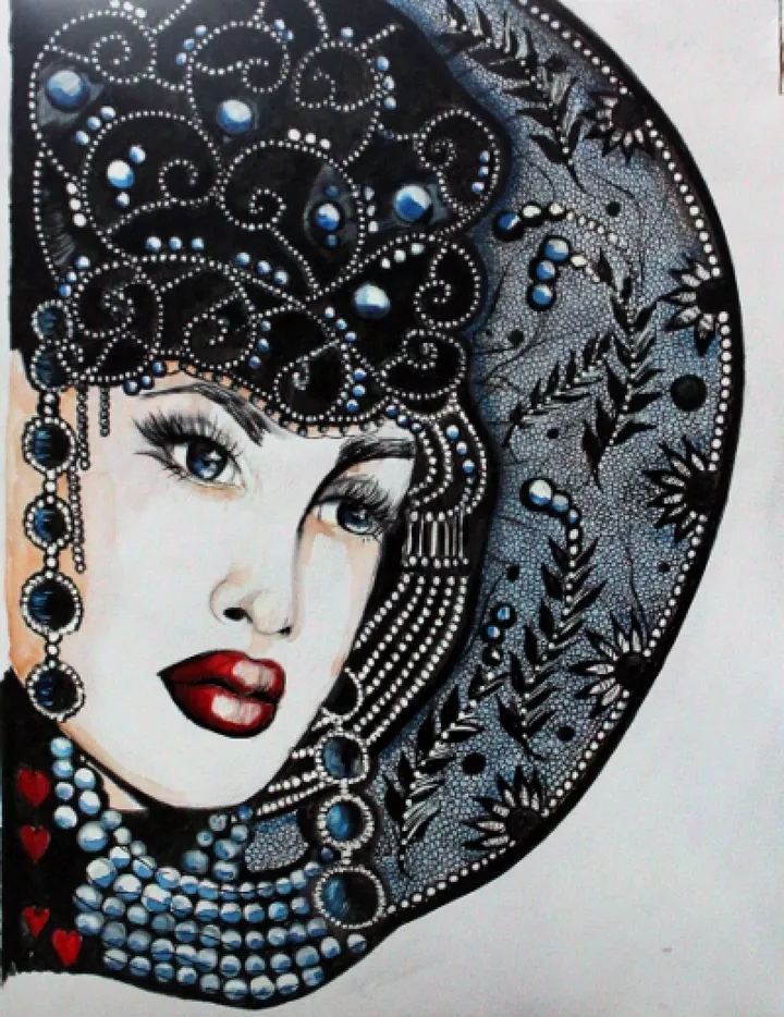 Céleste, artwork by Johanne Hebert Coulombe