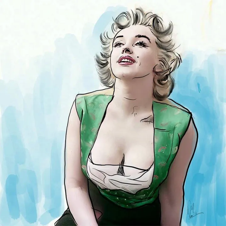 Marilyn Monroe 2, œuvre de Farid Mahiedine
