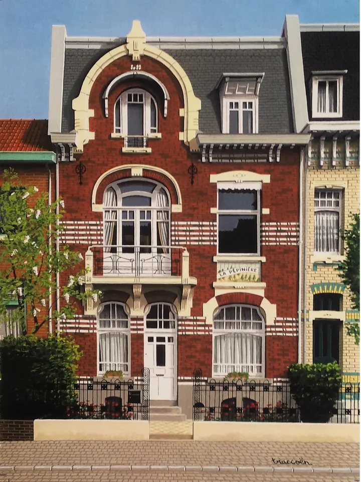 House, artwork by Thierry Traccoën