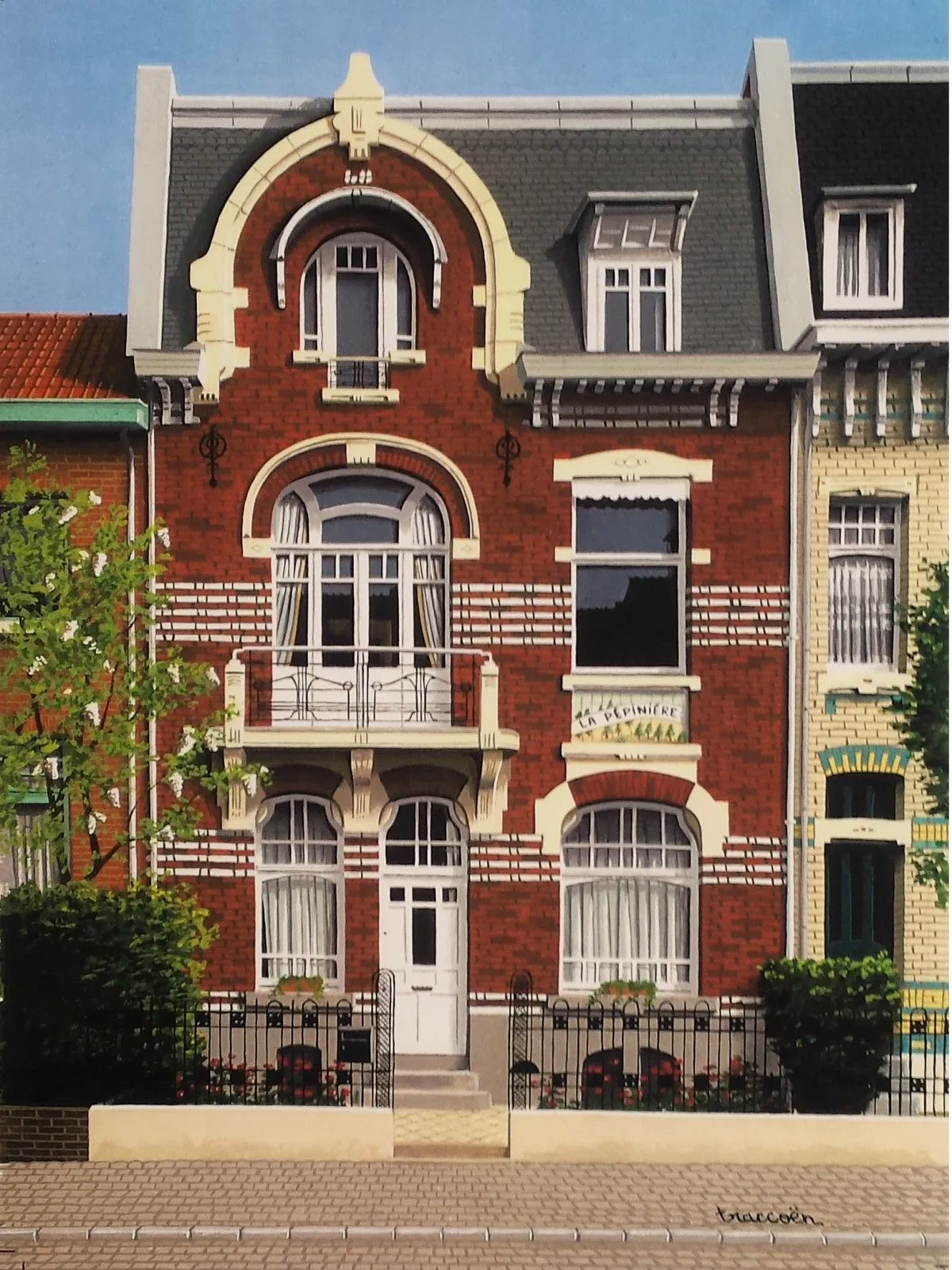 House, artwork by Thierry Traccoën