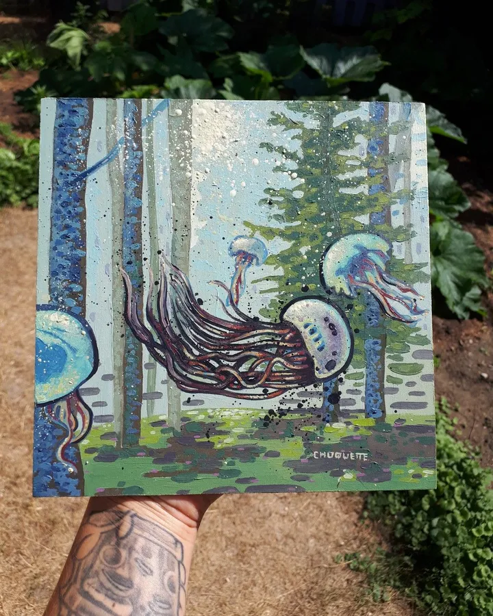 Perdu longtemps, artwork by Laurianne Choquette