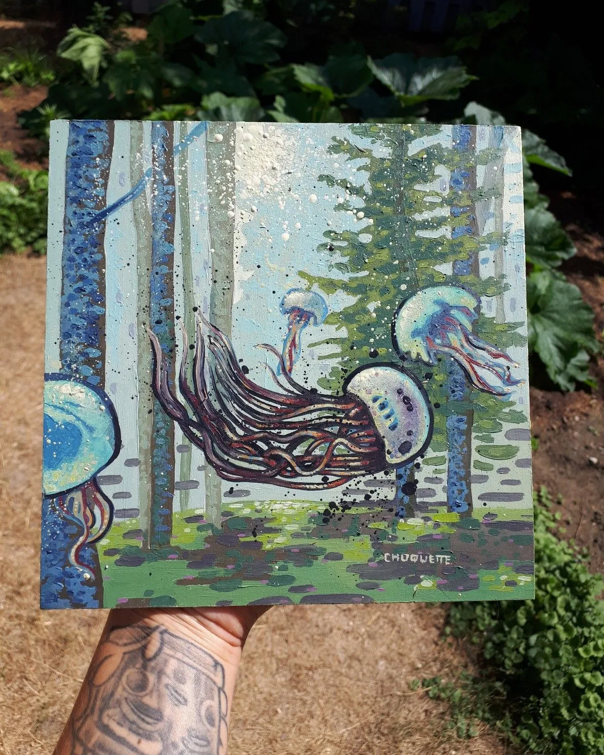 Perdu longtemps, artwork by Laurianne Choquette