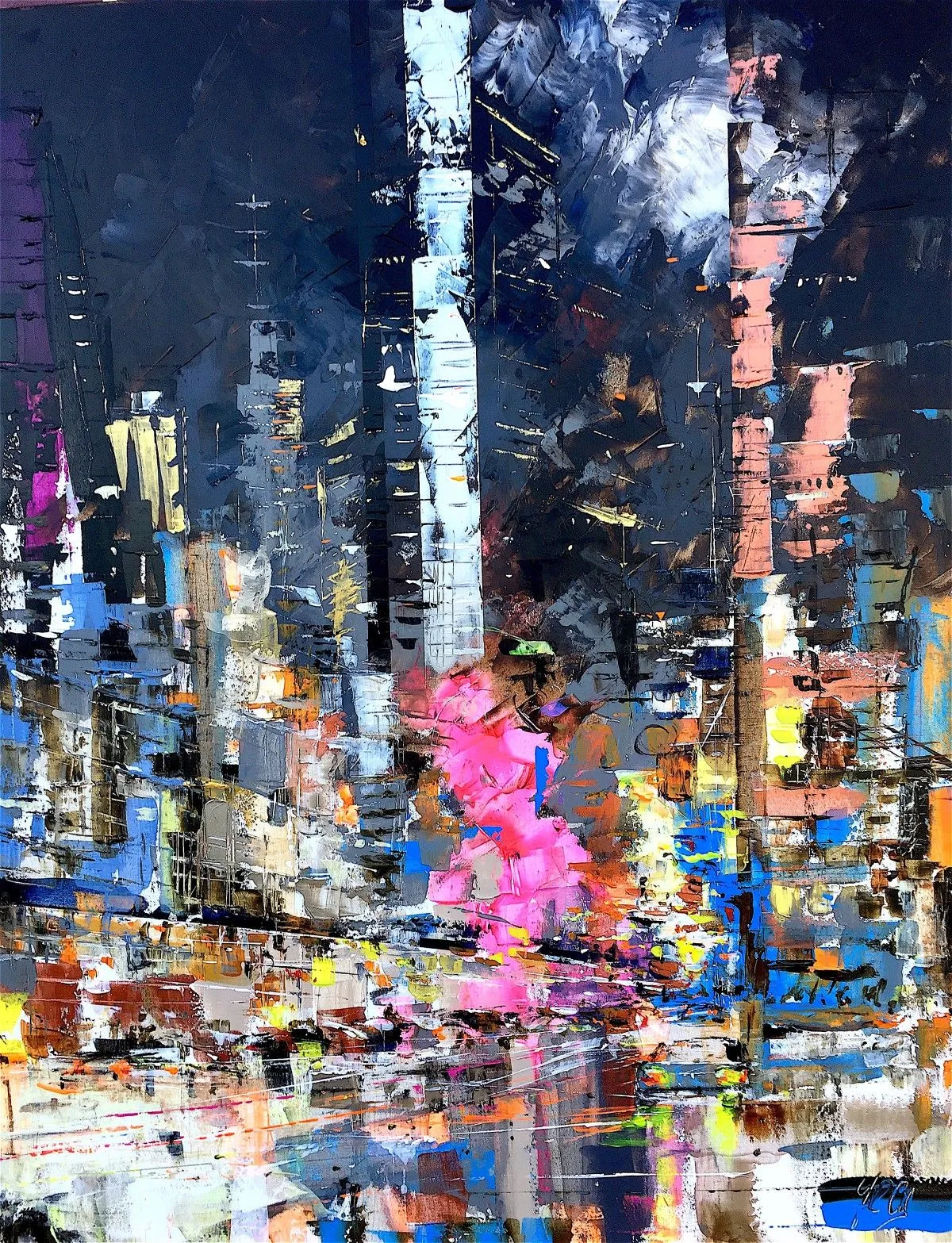 By night, œuvre de Georges Cabot