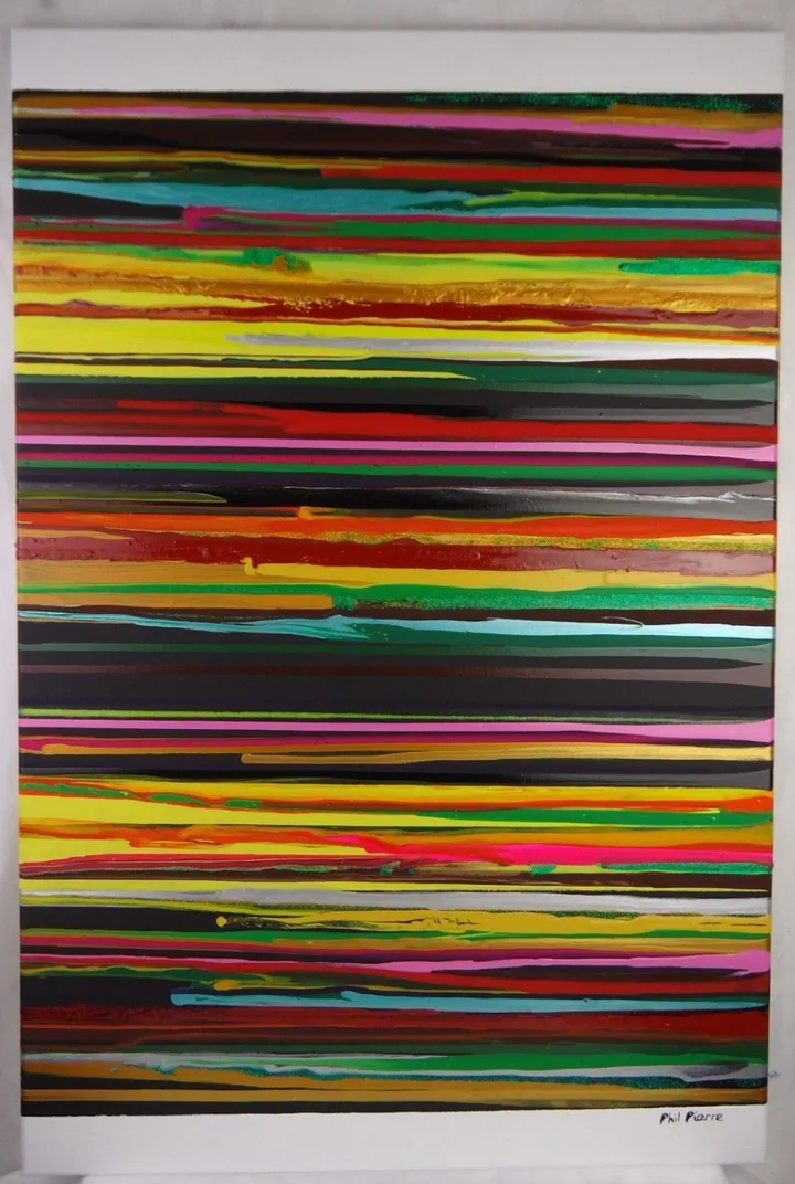 Stripes 110, artwork by Phil Pierre