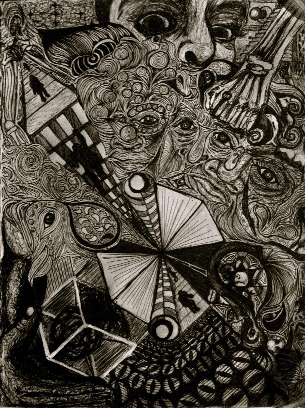 Opening of my third eye, œuvre de Rodrigo Guerrero