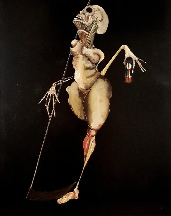 Vénus à la faulx, artwork by Dominique Laude
