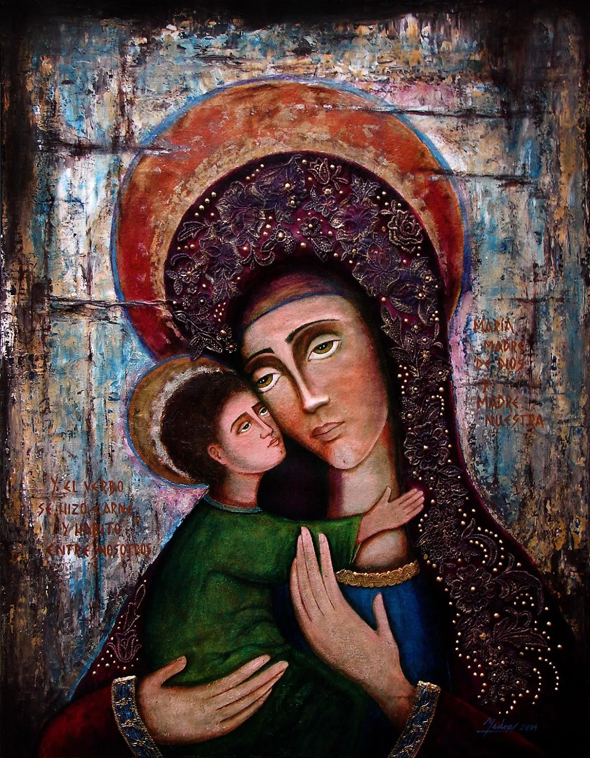 Madre del Verbo Encarnado, artwork by Luis Yedra
