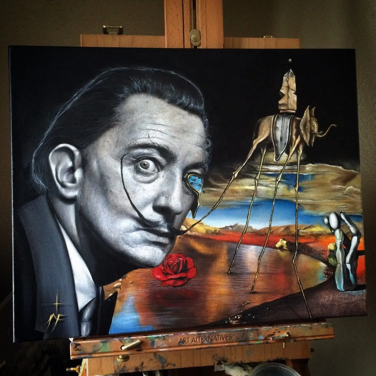Inspired by Dali, artwork by Natasha Farnsworth