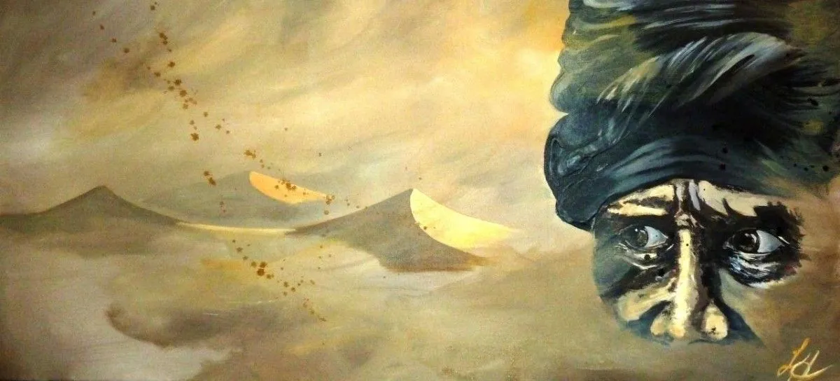 Esprits nomades, artwork by Hubert Laurence