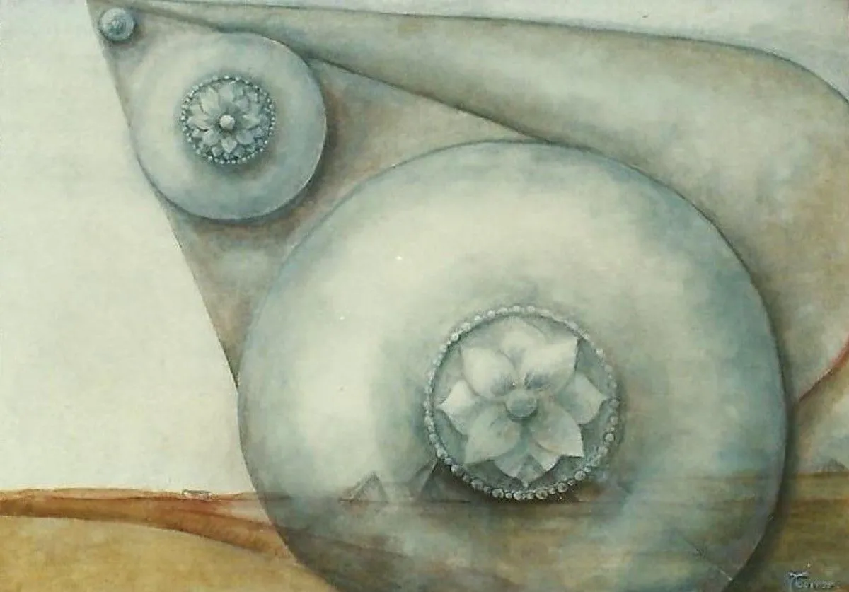 LES ONDES PARRALLELES 1, artwork by Michèle Corraze