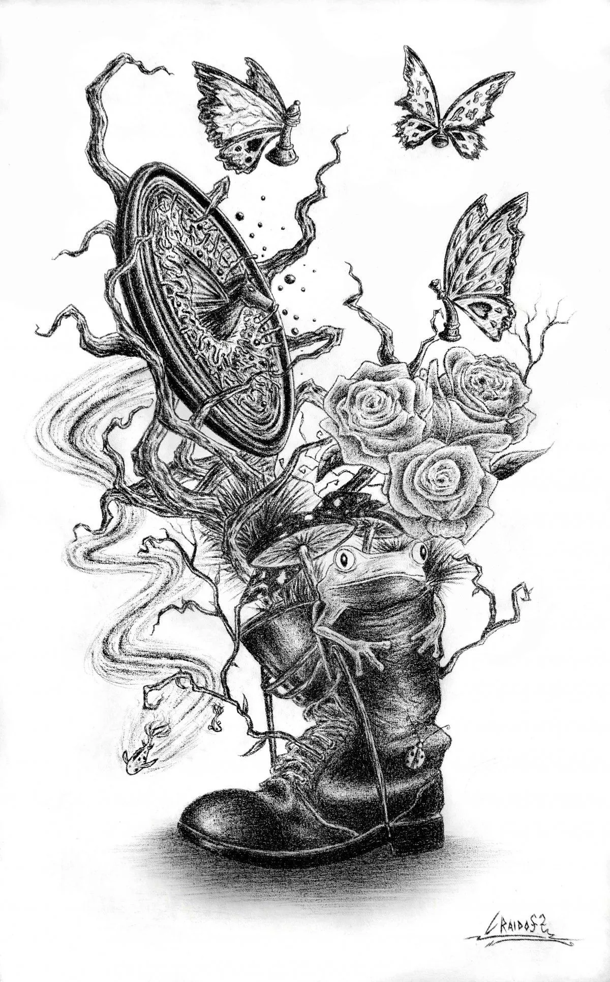 A Frog is Dreaming, œuvre de Craidoff Iff