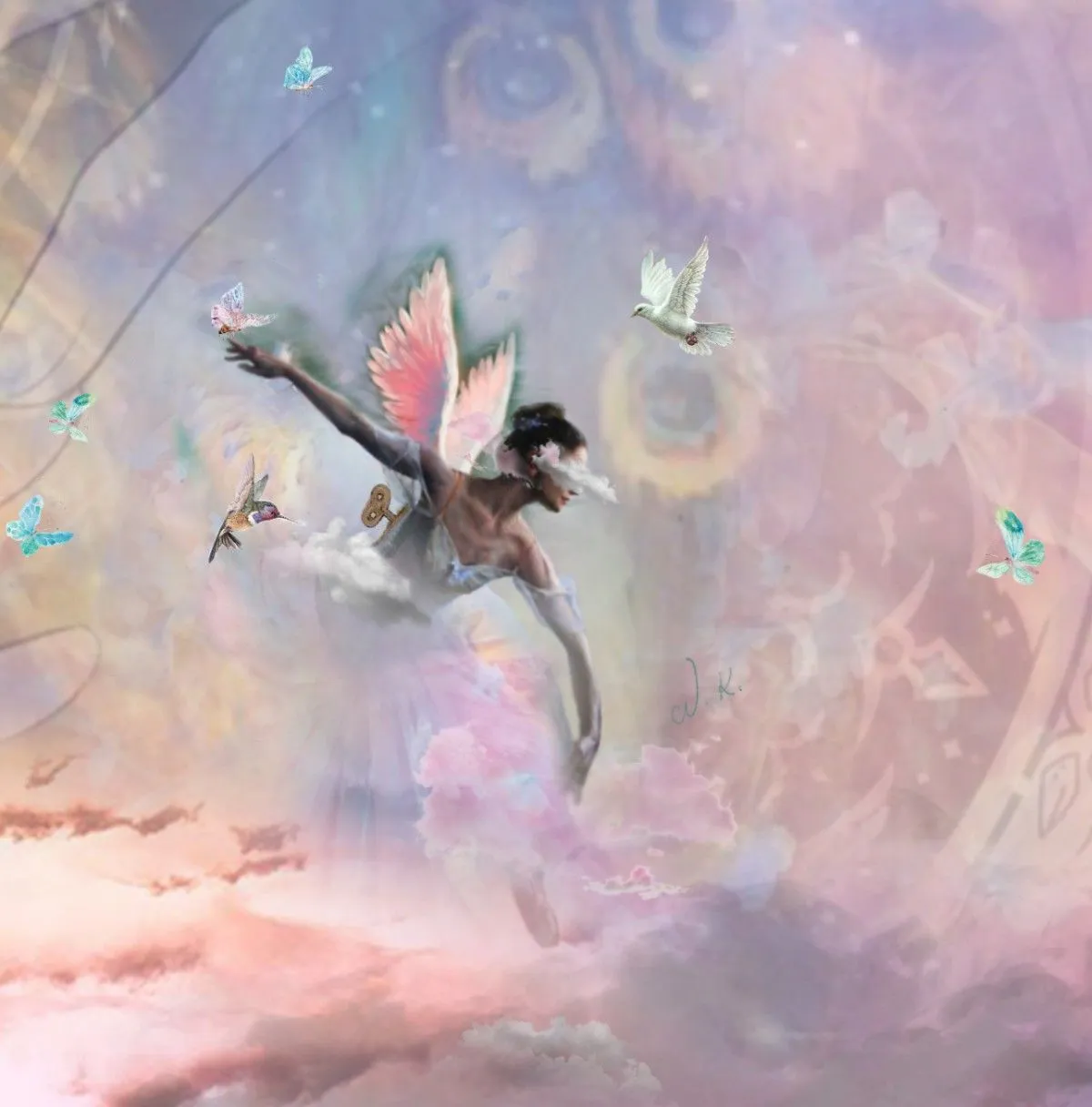 Dreamy Clouds, œuvre de Nouhade Karam