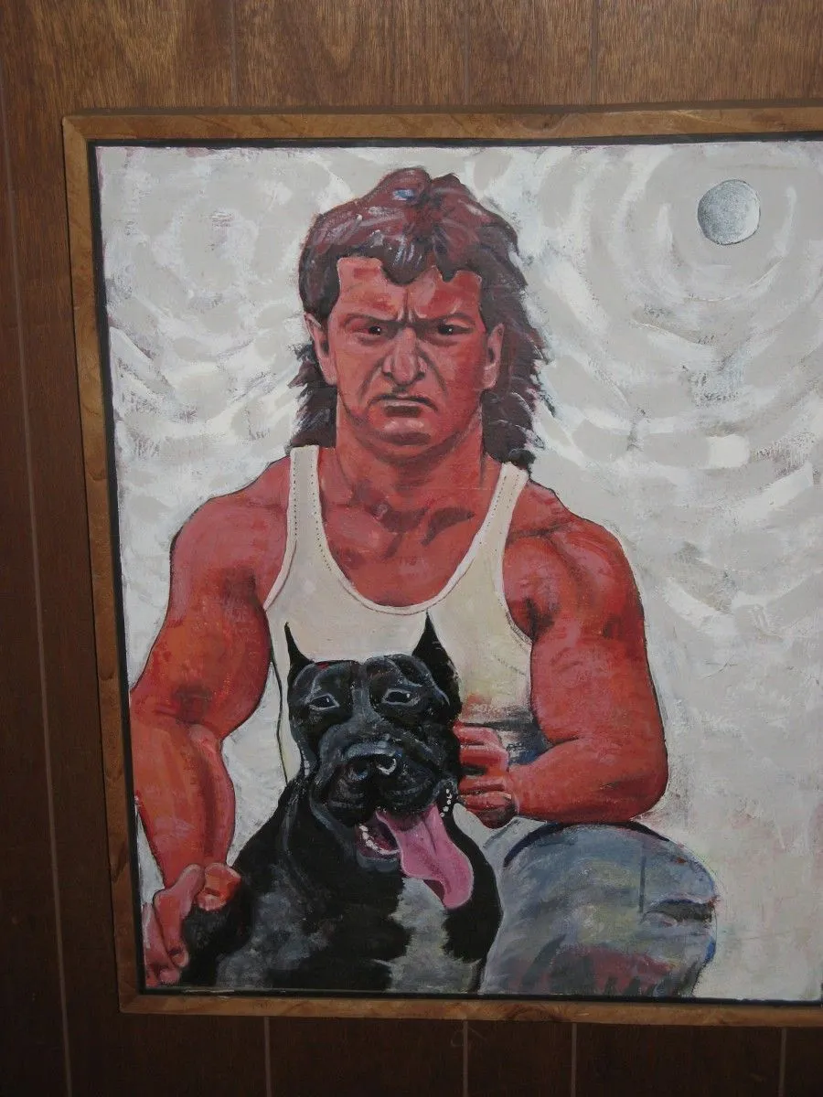 a boy and his dog, œuvre de James Jordan