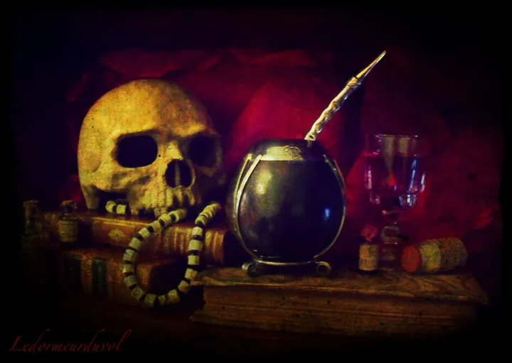 Vanité du Maté, œuvre de Le Dormeur Du Vol