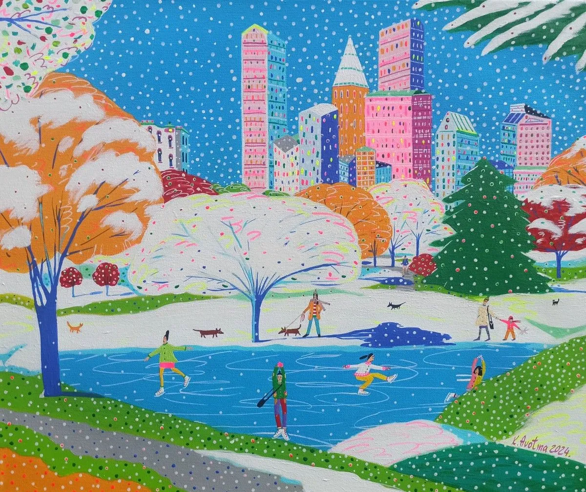 Urban Winter Delight, œuvre de Katrina Avotina