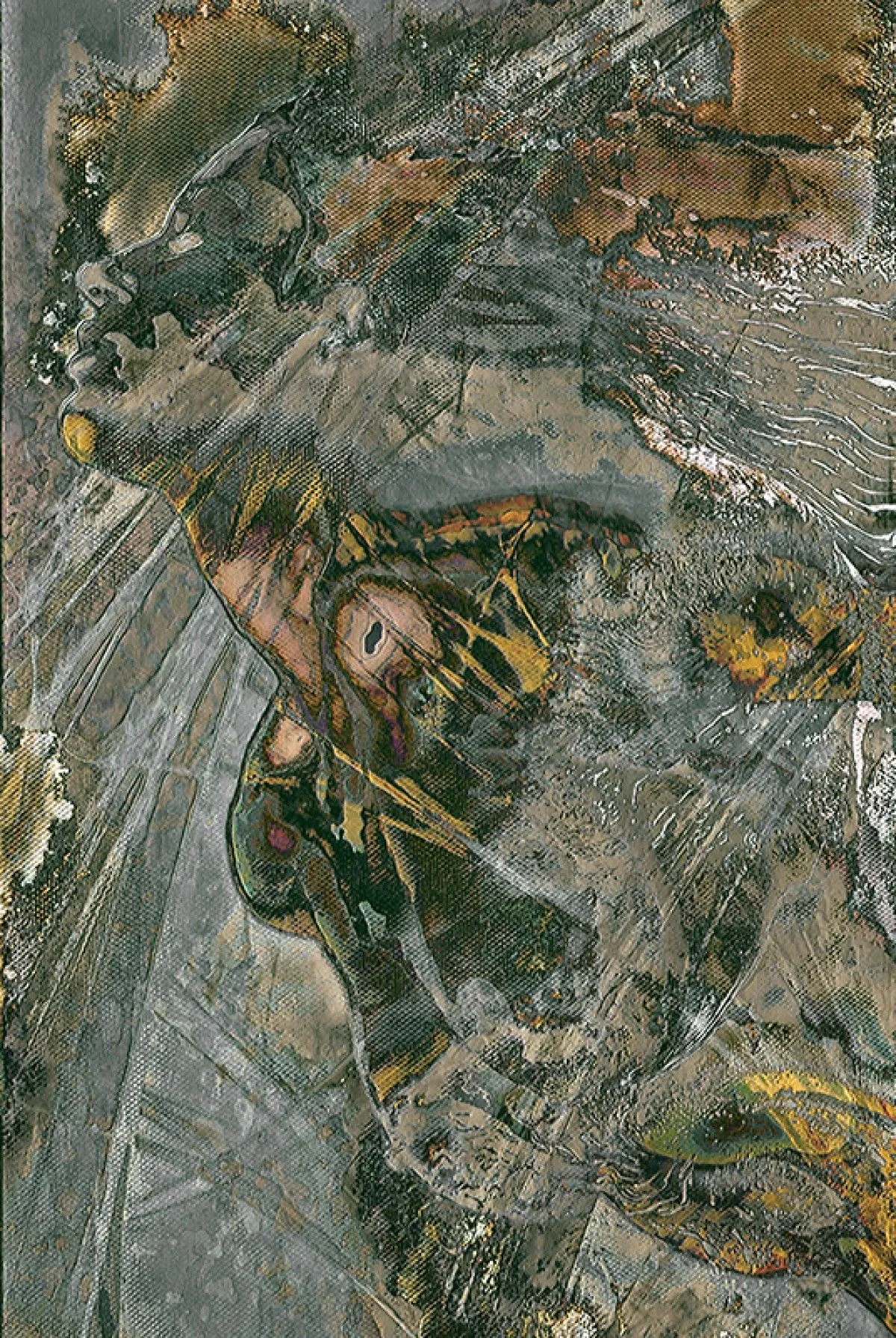[Portrait Series - The Existence]   2014-1368-41   50x74.5, artwork by Ali Aslan