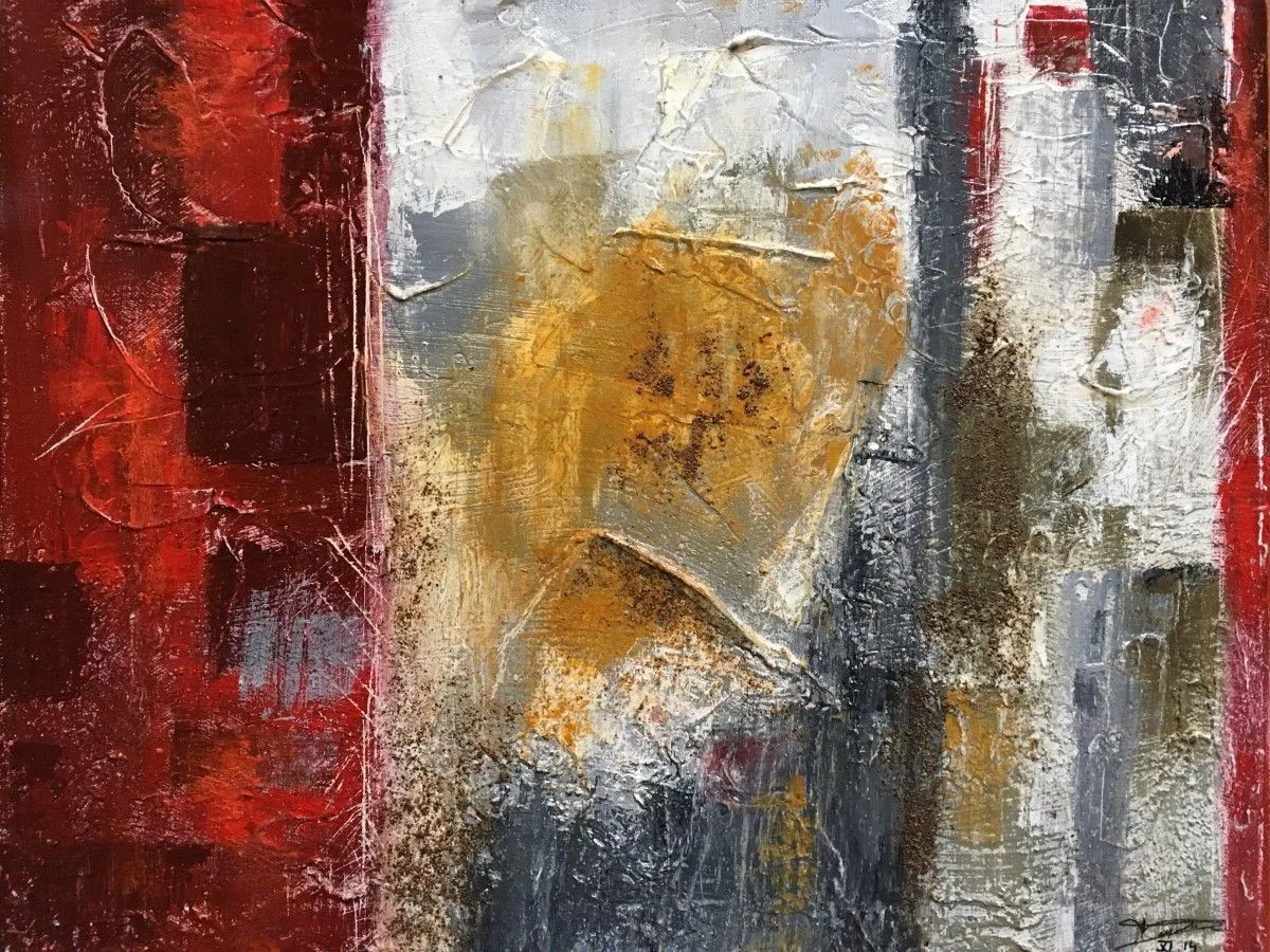 A travers la fenetre, artwork by Françoise AUGUSTINE