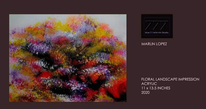 Floral Landscape, œuvre de Marlin Lopez