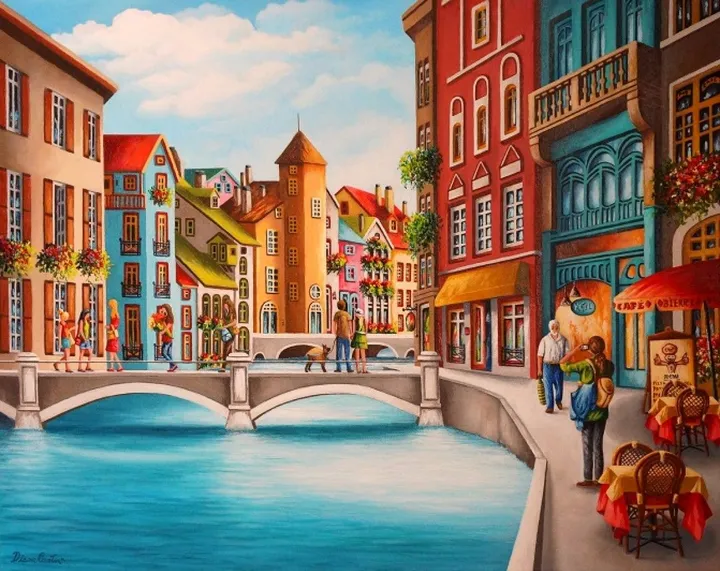 Les petits bonheurs de la VIE, artwork by Diane Cantin