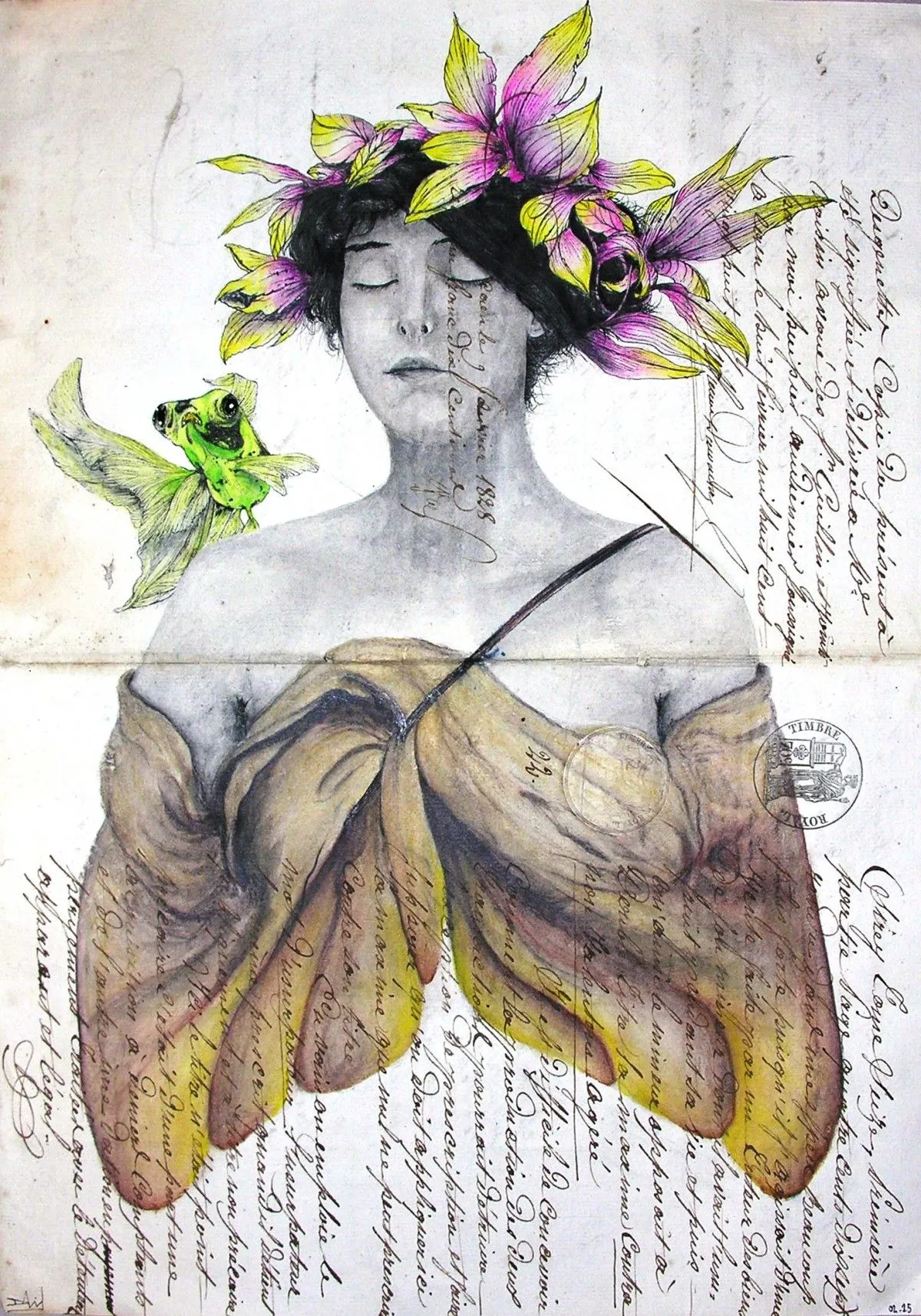 Regarde pour moi, œuvre de David Chansard  AKA RootArt