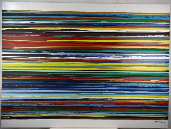 Stripes 075, artwork by Phil Pierre