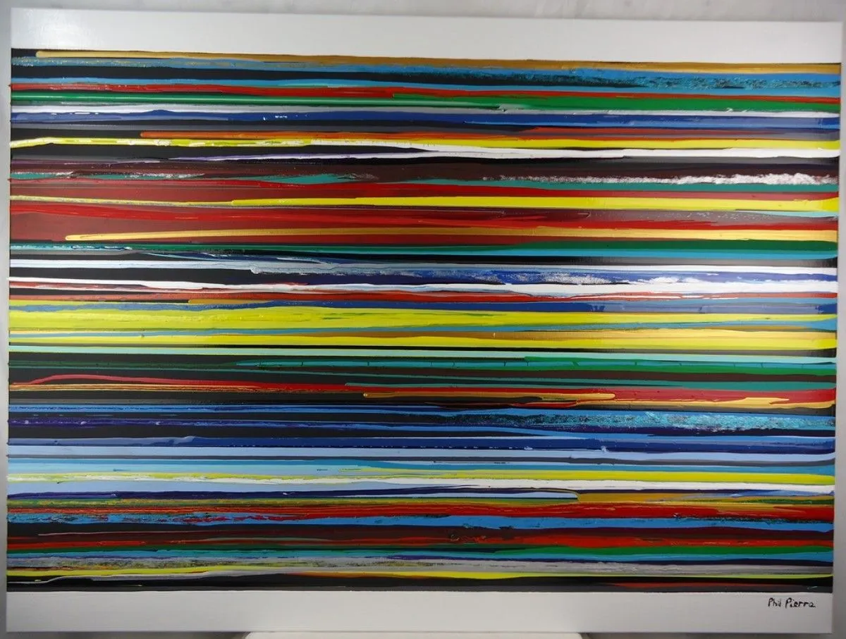 Stripes 075, artwork by Phil Pierre