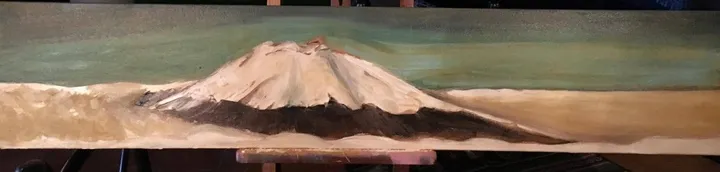 Volcán Cotopaxi, Quito, Ecuador, artwork by Ligia Moya