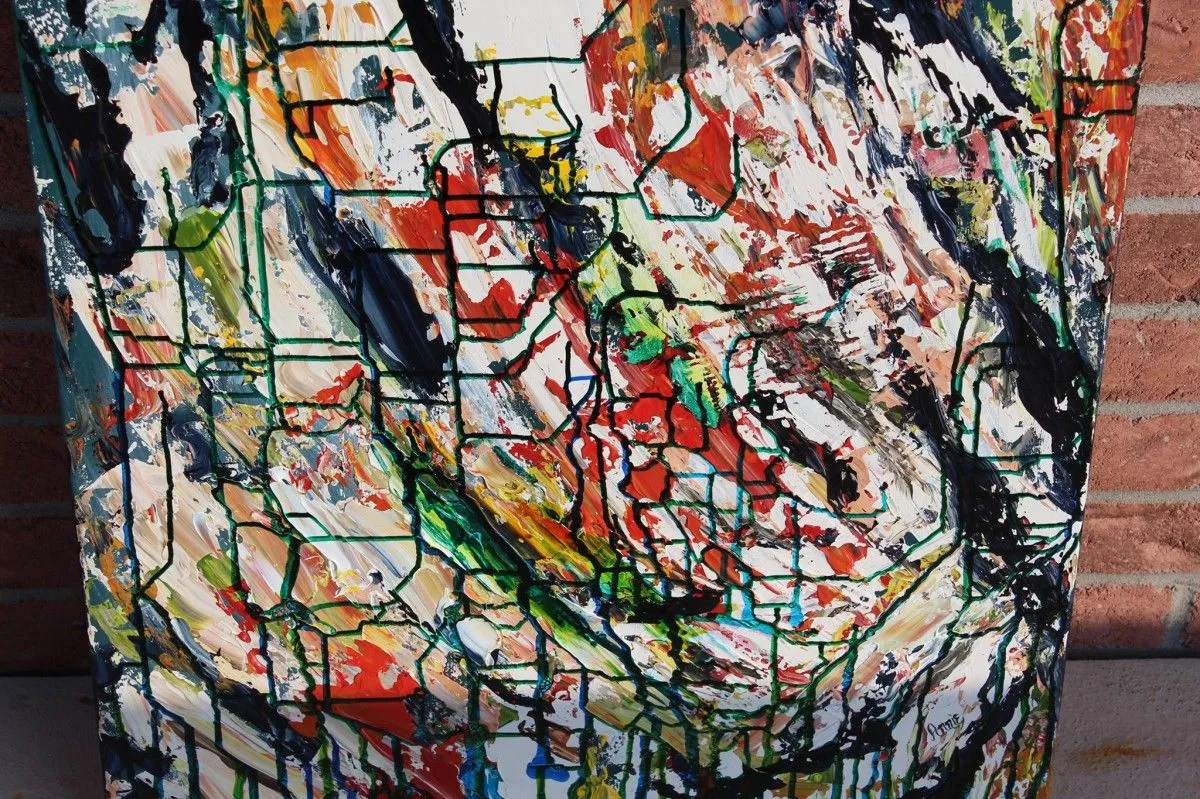 Frénésie, artwork by Annie Mallet