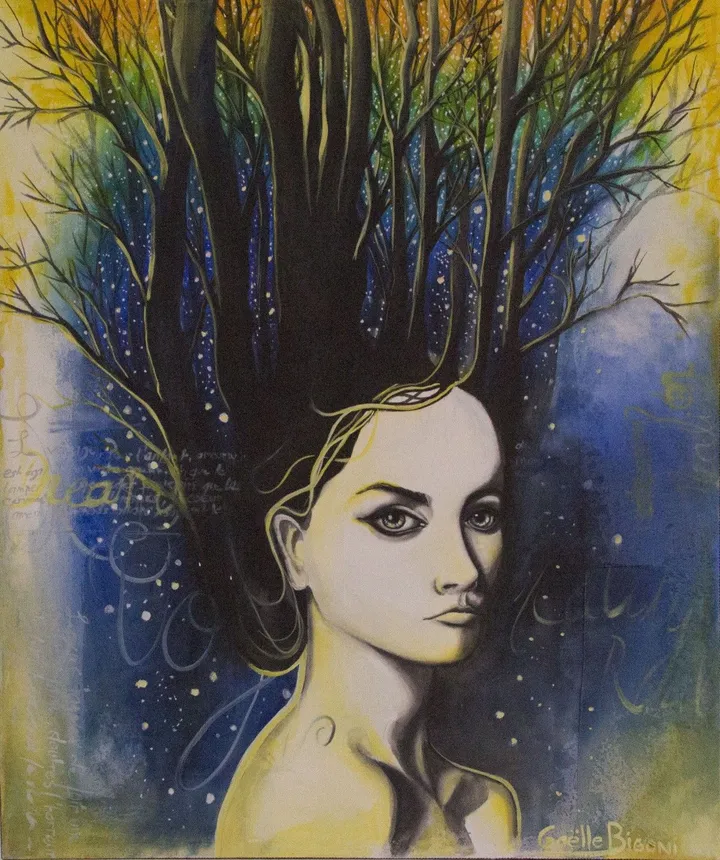 Déracinement, artwork by Gaëlle Bigoni