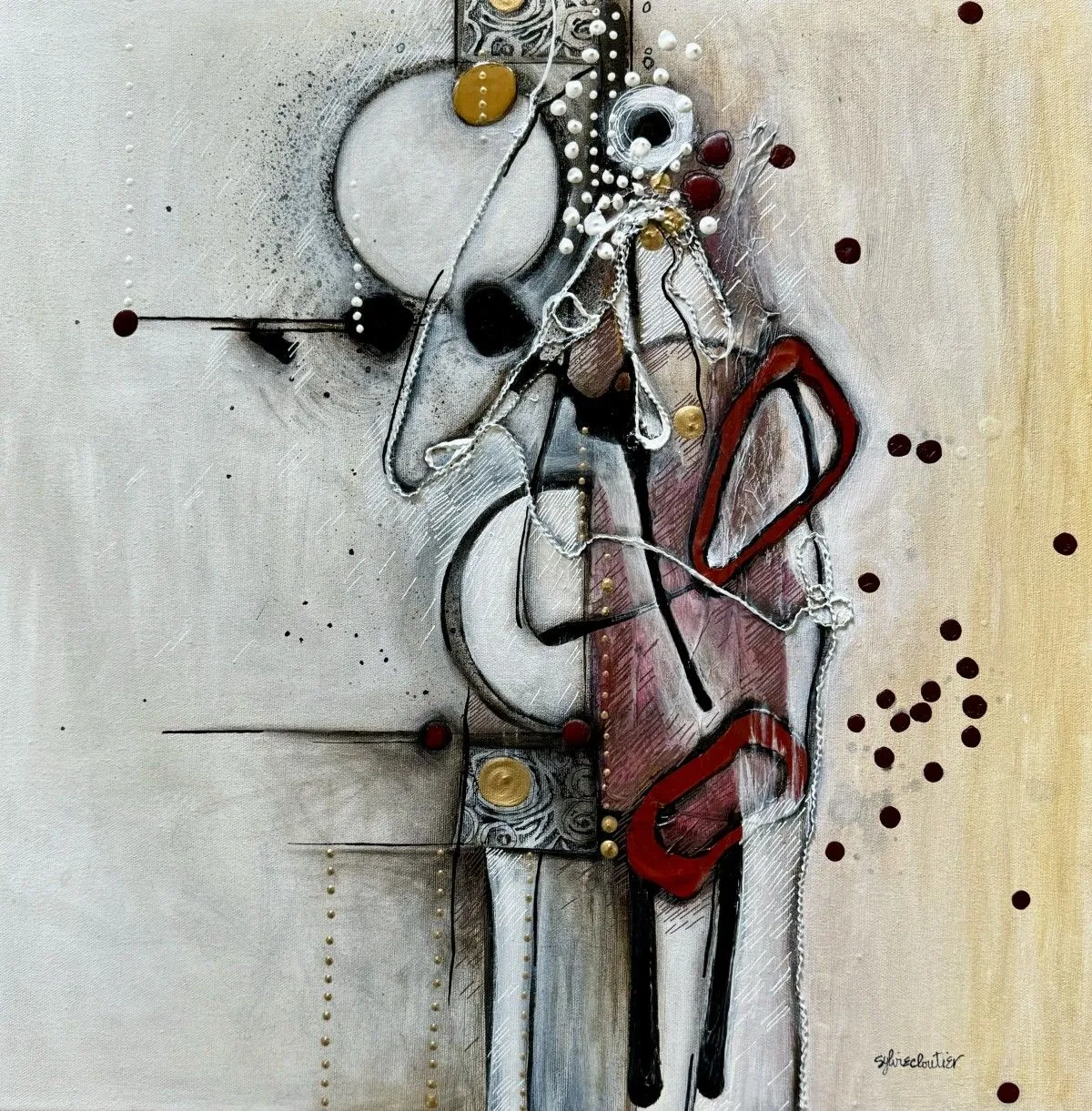 INFLUENCES, œuvre de Sylvie Cloutier