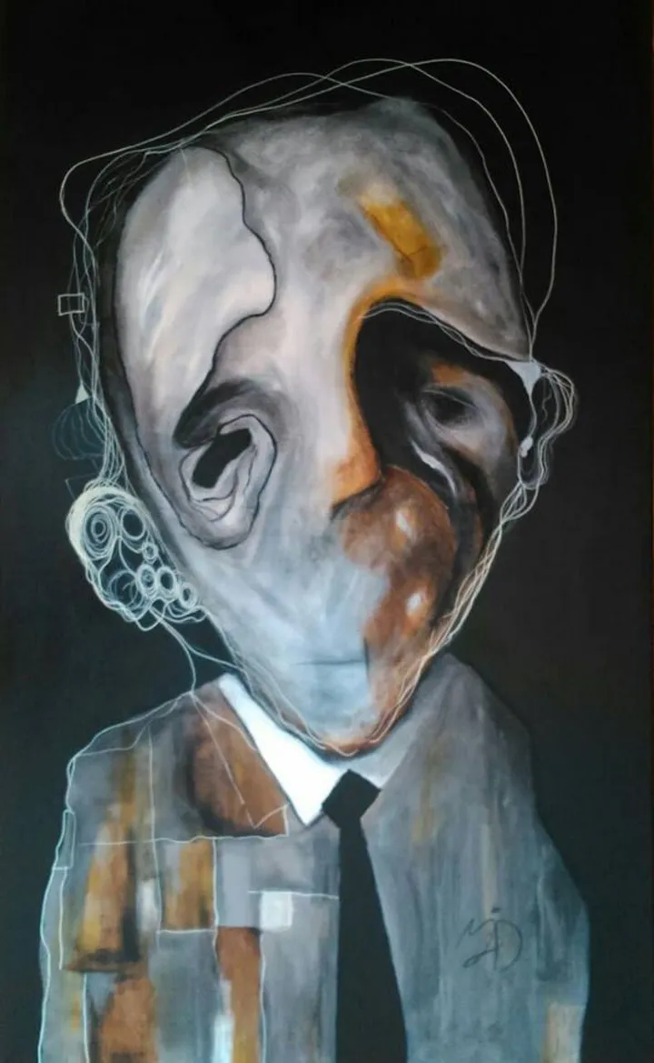 Forced to listen, artwork by Majd kara