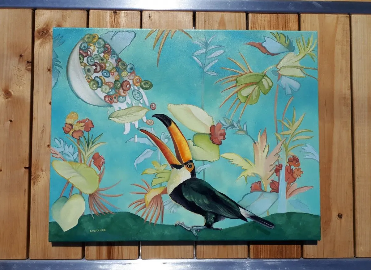 S'pas les céréales que tu penses, artwork by Laurianne Choquette