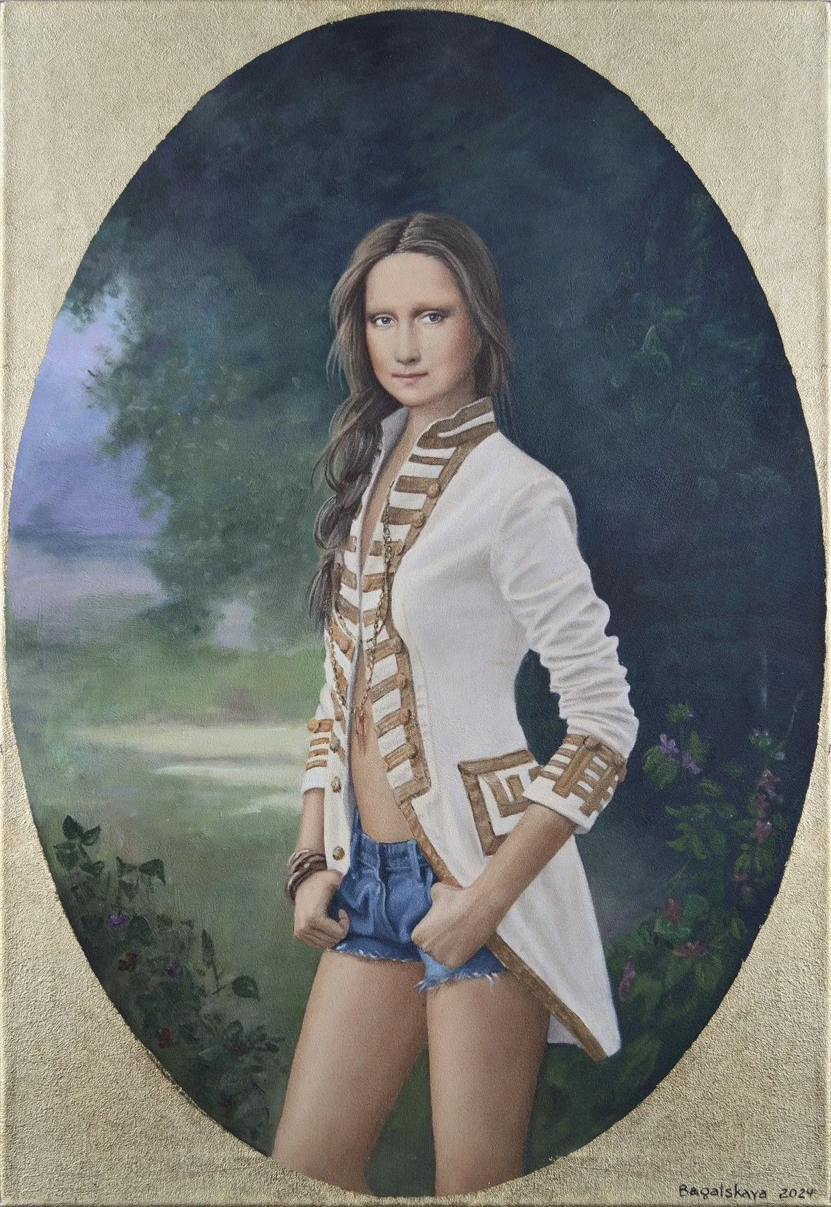 Contemporary portrait "Photo for Memory", œuvre de Nataliya Bagatskaya