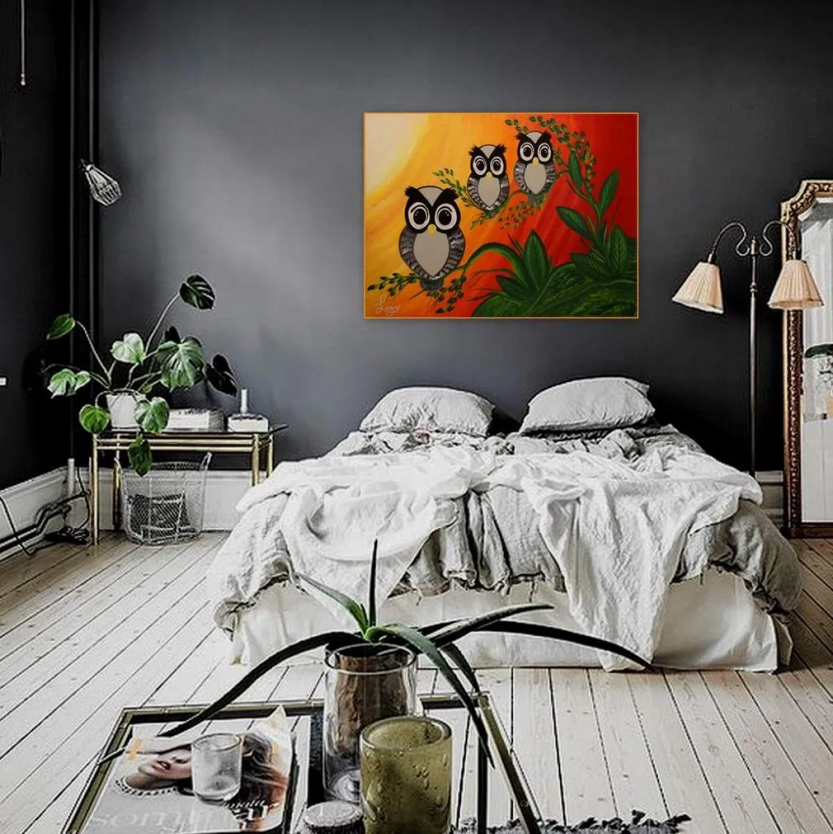 AIMEZ-VOUS LES HIBOUX.., artwork by LEGO Atiste peintre