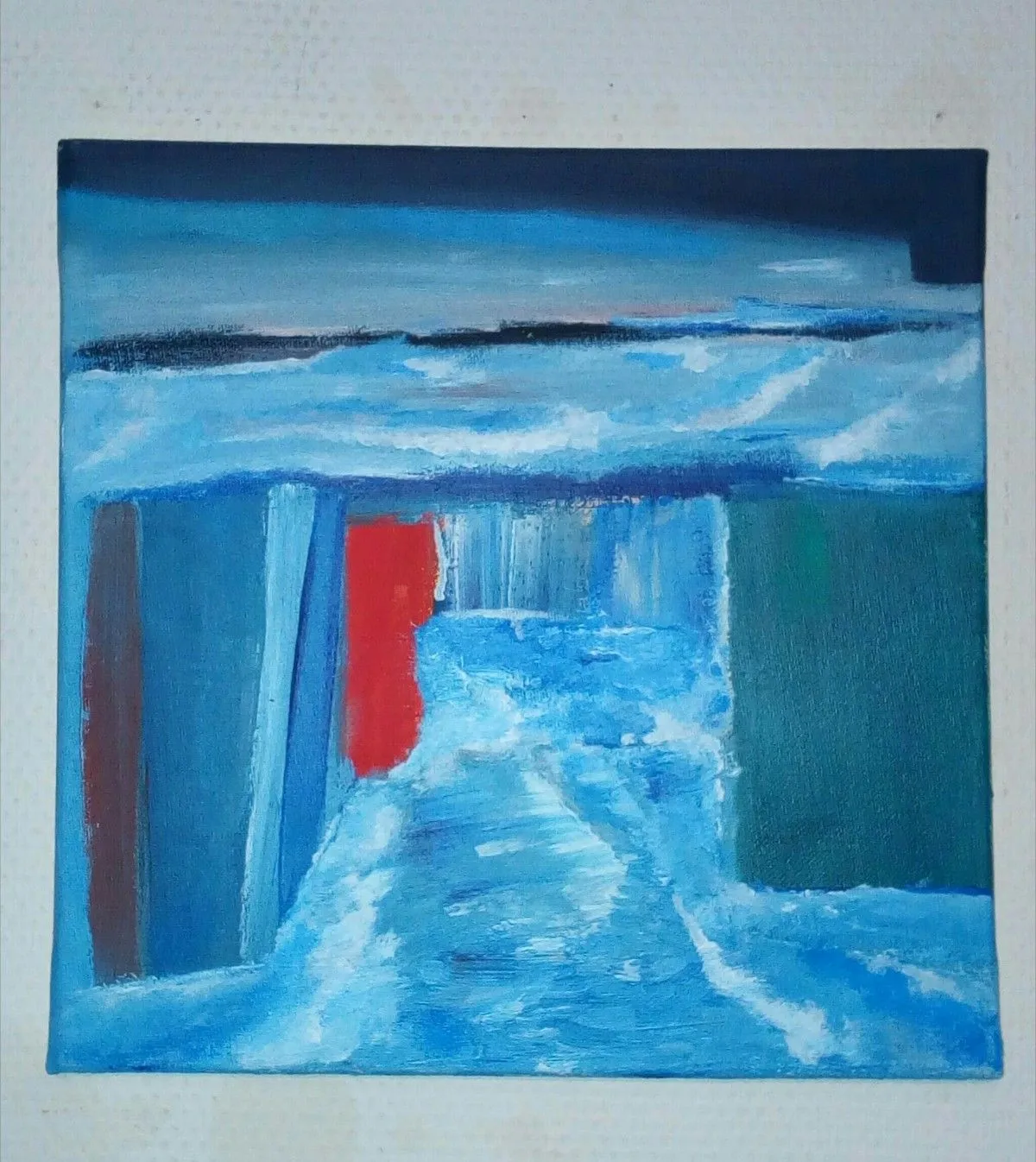 BLUE RED, artwork by Guy Irene