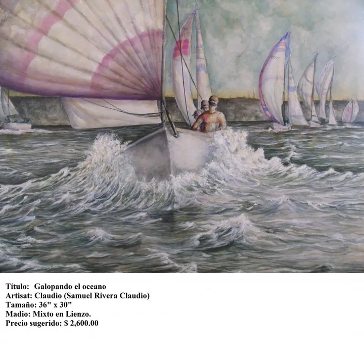 Galloping the Ocean, œuvre de Samuel Rivera