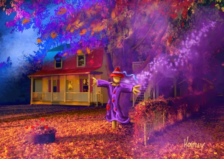 Le Seigneur de l'automne, œuvre de Christine Morency
