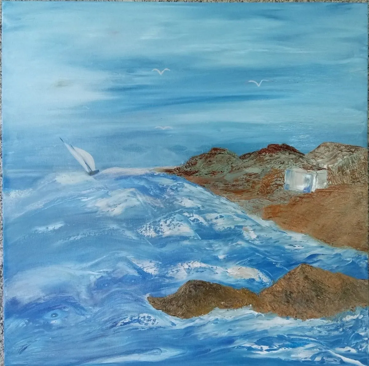 Tempête, œuvre de Viviane RINCK