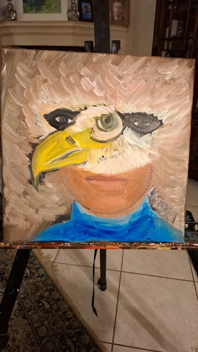 Eagle eye, œuvre de Ligia Moya