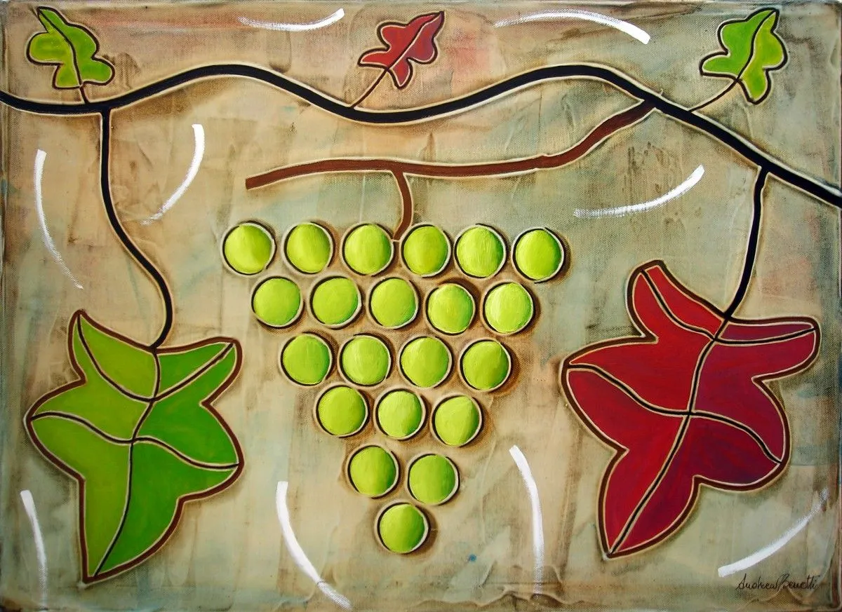 Uva bianca, artwork by Andrea Benetti